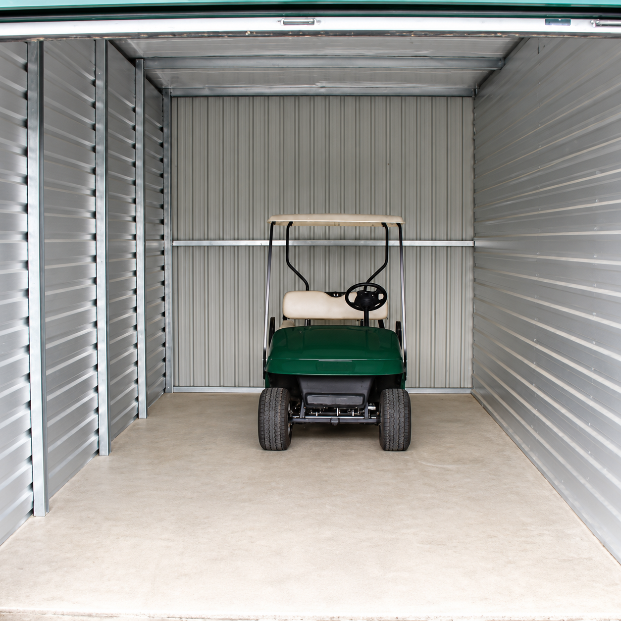 Unidad amplia con capacidad para vehículo tipo golf cart